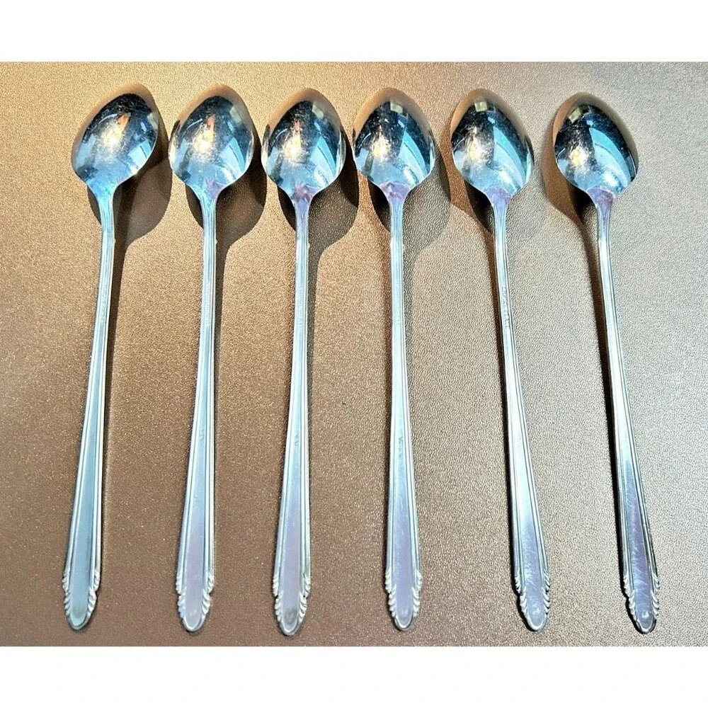 Antique/Vintage Empire Plate Benedict BES4 Silverplate Spoons 7.5